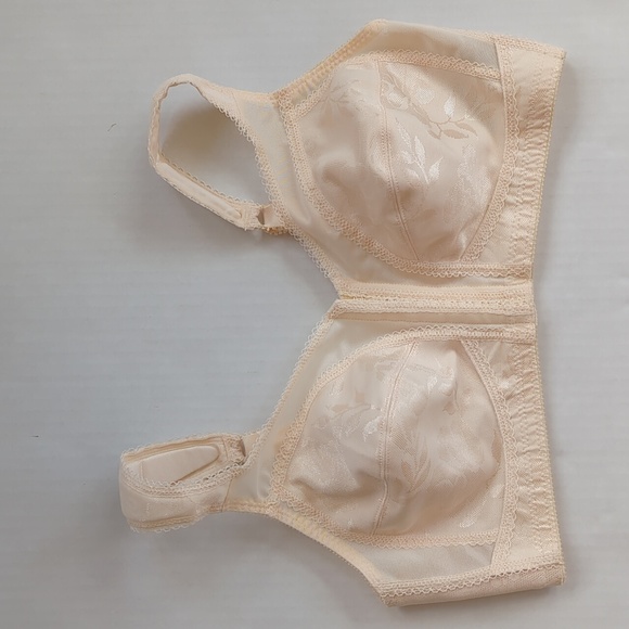 Playtex Front Close Flex Back Wirefree Bra 38C Cream - Picture 1 of 13